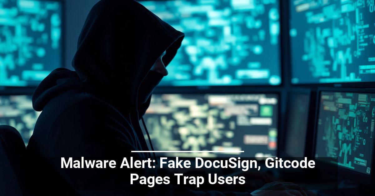 Malware Alert: Fake DocuSign, Gitcode Pages Trap Users